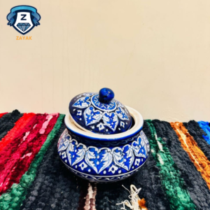 Blue Pottery Crockpot