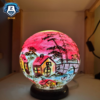 Globe camel skin lamp - Image 2