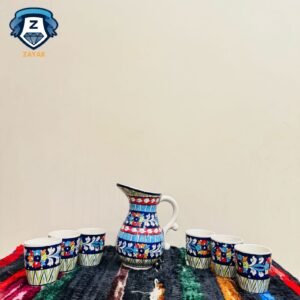 Blue pottery Water Set