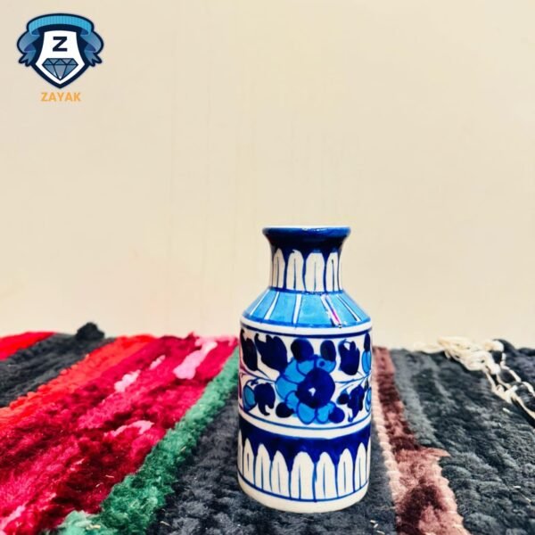Blue Pottery Mini Vase